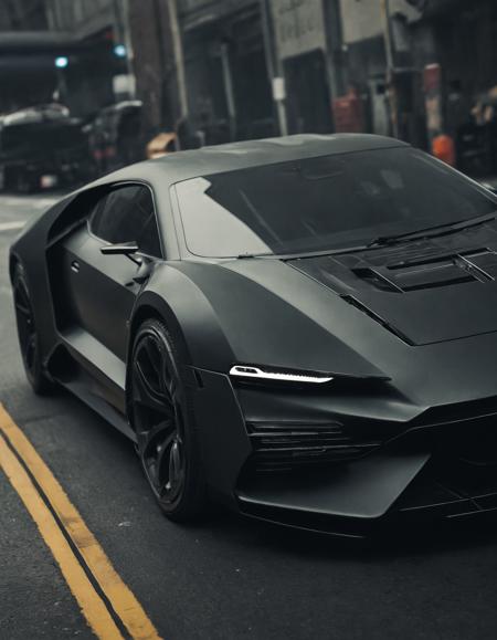 Techwear fashion <lora:5p0rt5caugh:1>,5p0rt5caugh,vehicle,car, . Futuristic, cyberpunk, urban, tactical, sleek, dark, highly detailed