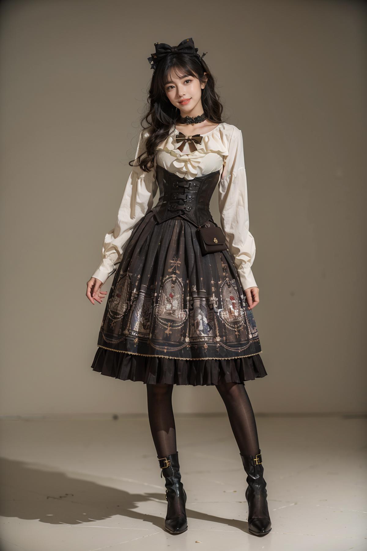 [Realistic] Steampunk style dress | 蒸汽朋克风裙子 image by cyberAngel_