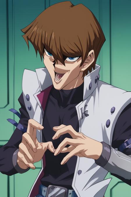 Joey_Chin_B, open mouth, HANDS UP, OPEN HAND, solo,