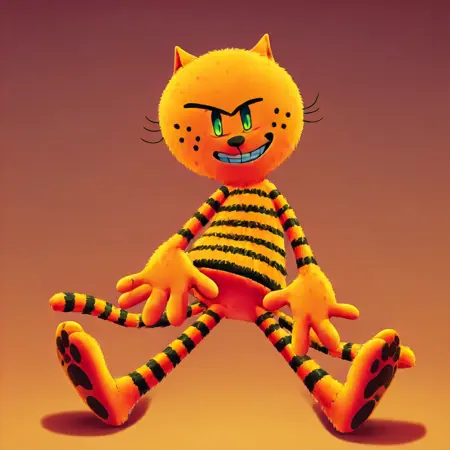 Petey the Cat - Dog Man - Illustrious-XL - Pony - SDXL