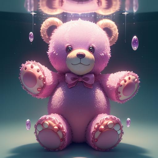pink bear wallpaper