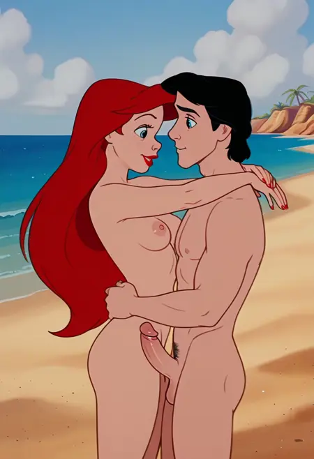 Ariel and Eric (Illustration)