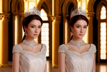 a princess in front of a castle, half body
masterpiece, high detail, 8k, high detailed skin, 8k uhd, high quality
<lora:stereoscopic_parallel_v1.0:1>