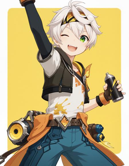 Bennett New Outfit - Adventures in Blazing Hue_班尼特新皮肤-赤绘奇旅 v2.b