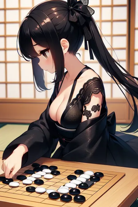 girl like go weiqi