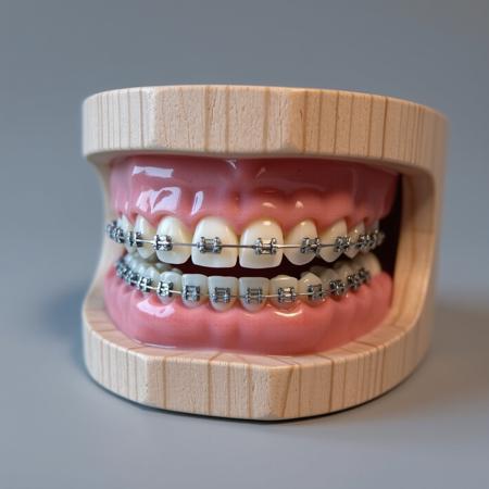 Braces on  teeth FLUX v1.0