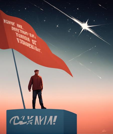 CCCP poster style PonyXL-experimental