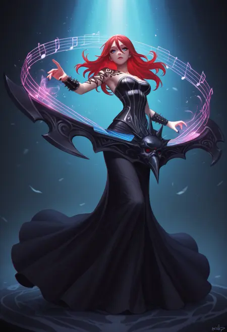 Pentakill Sona (League of Legends) (Character) for Illustrious