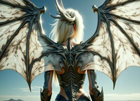 DonM - Dragons and Wings and Back view [Flux,SDXL]