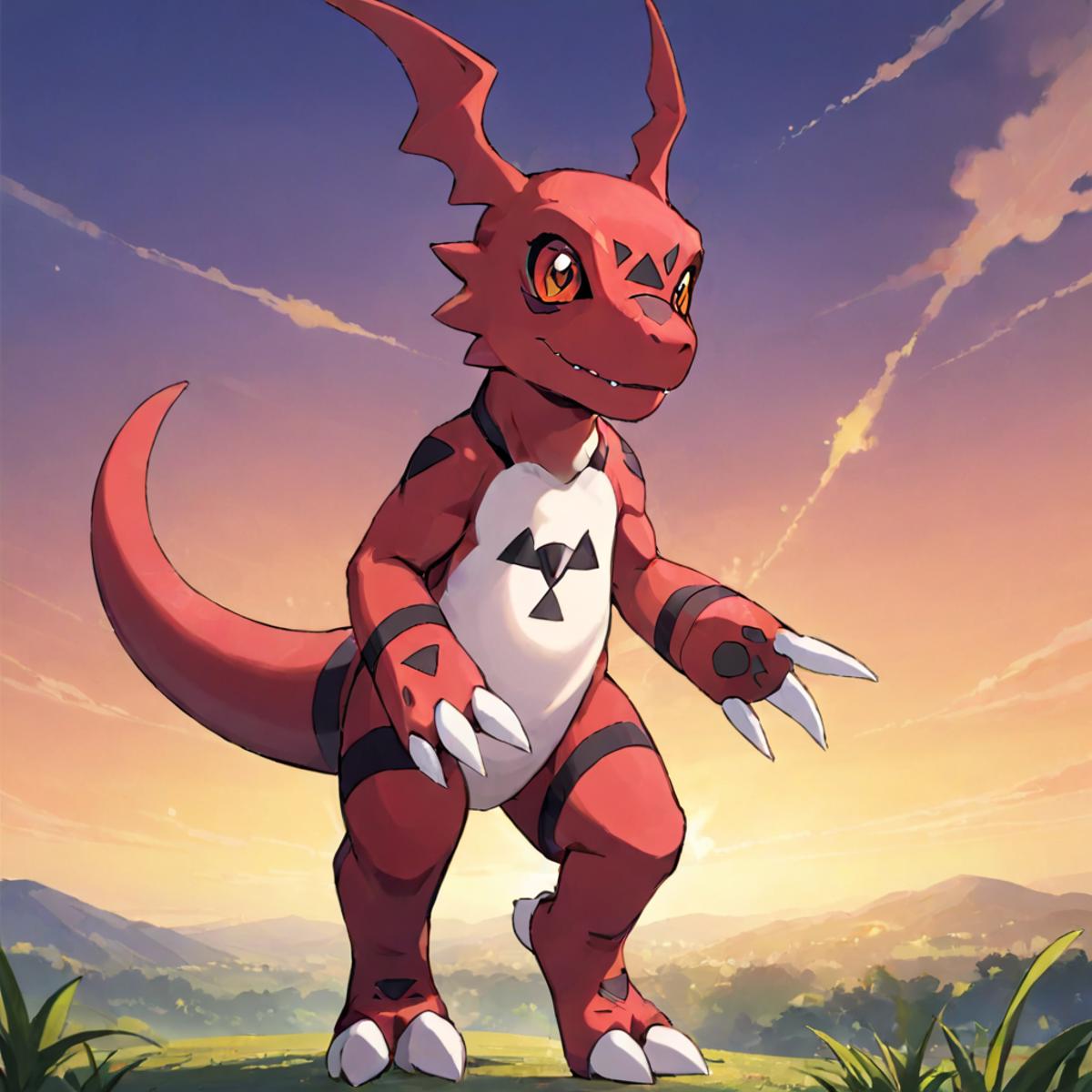 Guilmon(digimon)_SDXL image by okok1025