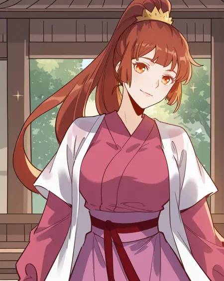 Princess Luo Shiyu from "I’m Actually a Cultivation Bigshot" webtoon | Illustrious