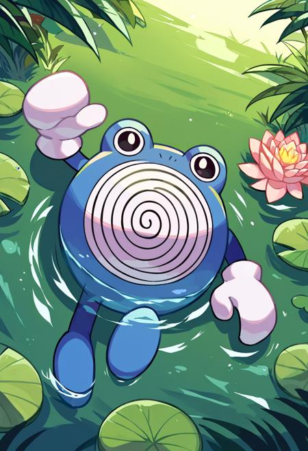 Poliwhirl (Pokemon/ポケモン)-PonyXL Poke_Poliwhirl-Pony