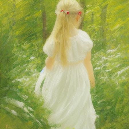 Oil painting brushstrokes expression V2