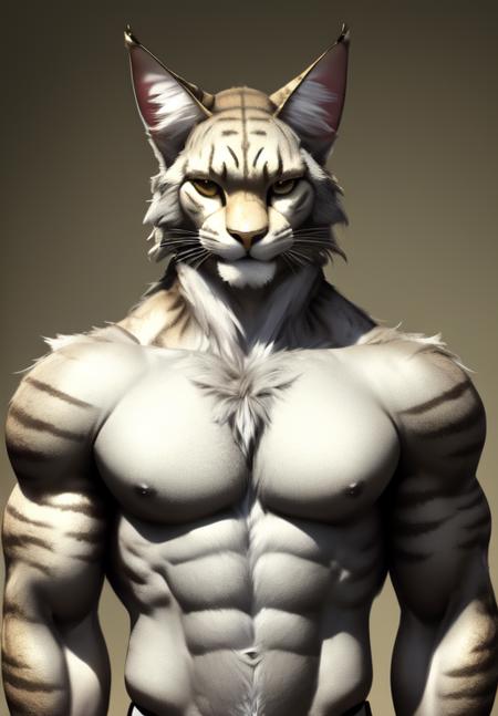 a male creature, sfw, <lora:Khajiit-Male:0.8>, Khajiit-Male, 1boy, solo, body fur, portrait,, Skinny, lean, narrow shoulders, slender, sleek, ectomorph body, (masterpiece, best quality, absurdres, detailed, ultra-detailed:1.3), charming, (trending on CGSociety, trending on pixiv, contest winner:1.3)