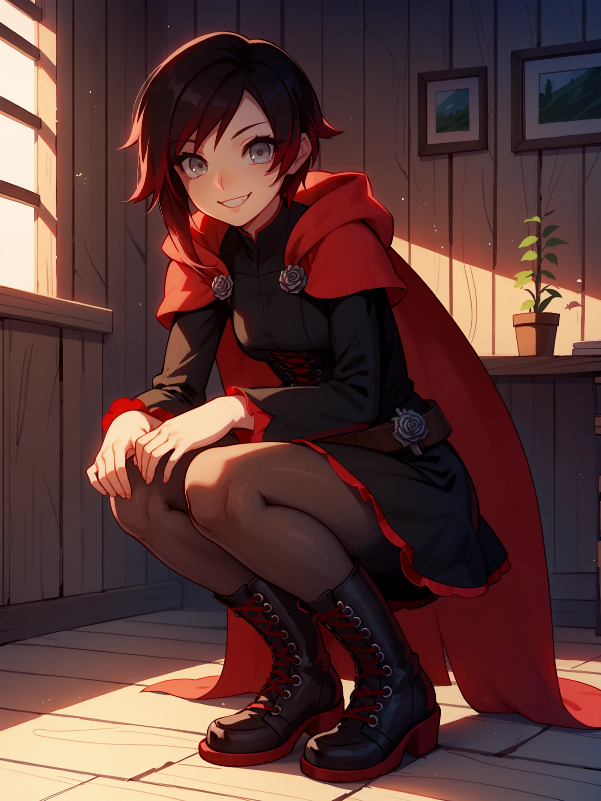 Ruby Rose (RWBY) - 8 Outfits - V1 | Stable Diffusion LoRA | Civitai