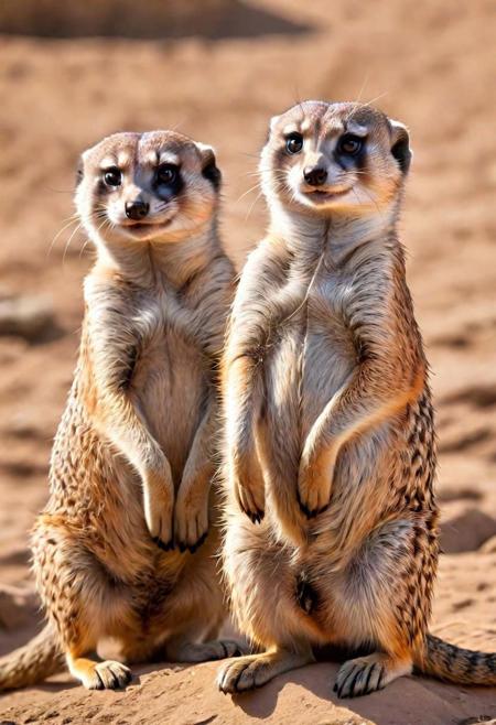 meerkats with full jowls