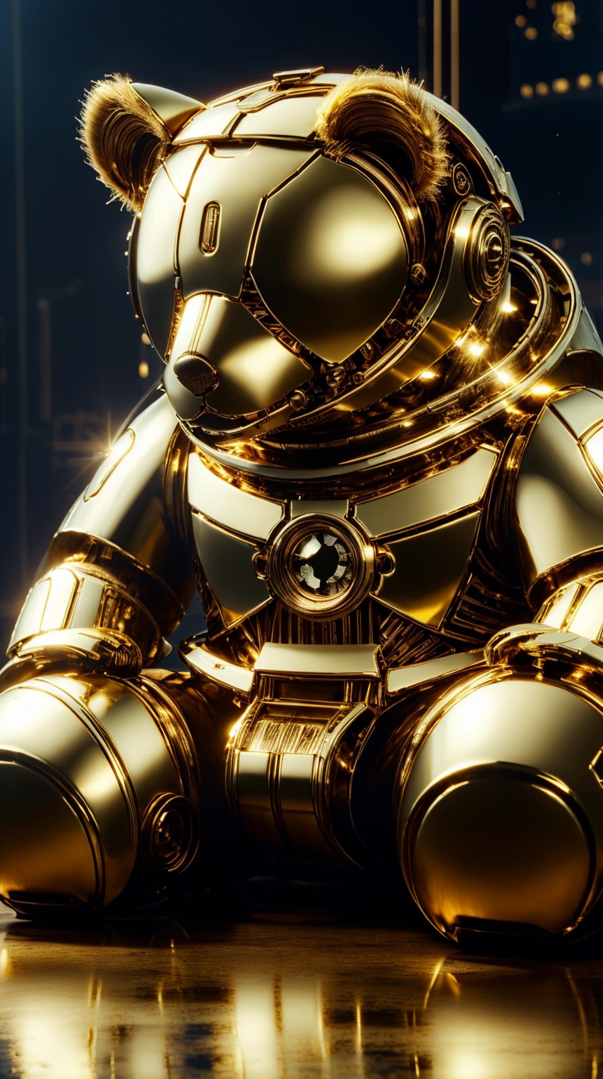 Golden Tech - World Morph image by mnemic