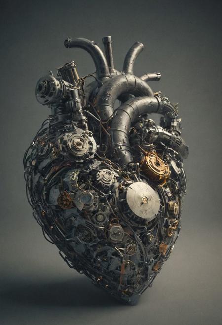 mechanical  heart
Wide range of colors., Dramatic,Dynamic,Cinematic,Sharp details
Insane quality. Insane resolution. Insane details. Masterpiece. 32k resolution.
<lora:add-detail-xl:0.95> <lora:dvr-lnds-sdxl:0.3> dvr-lnds-sdxl <lora:MJ52:0.25> <lora:ral-apoctvisn-sdxl:0.3> ral-apoctvisn <lora:zavy-cntrst-sdxl:0.35> dark, chiaroscuro, low-key <lora:zavy-rmlght-sdxl:0.41> zavy-rmlght <lora:SDXLFaeTastic2400:0.225>