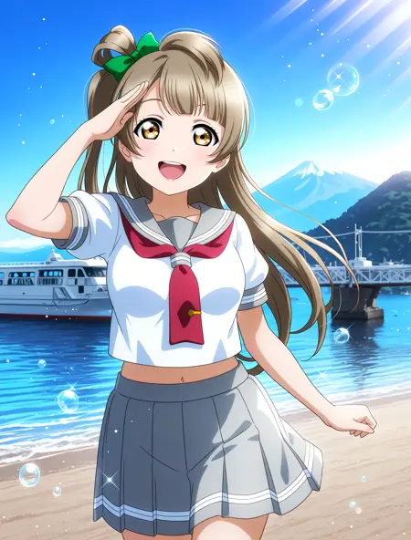 三津海水浴場⛱️&富士山🗻 沼津内浦 / Mito Beach & Mt. Fuji in Uchiura, Numazu, Shizuoka #Love Live! #Aqours #Japan #Sakurauchi Riko #Watanabe You