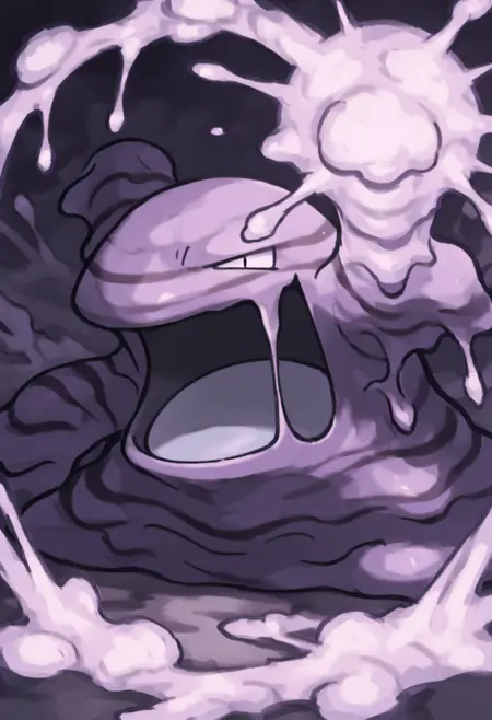 Muk: Nasty Majesty | ベトベトン (Pokedex #0089) [Illustrious]