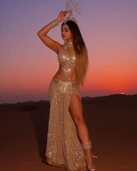 HUC Bollywood style Ancient Indian Apsara look (apsaraclothing-style) (FLUX LORA)