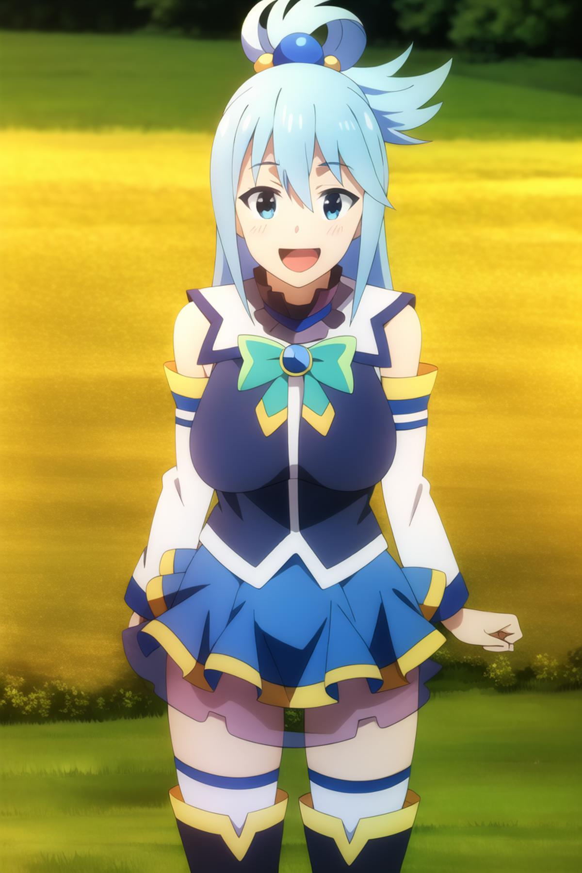 Konosuba - Aqua [1.5 + Pony] - v4.7 [1.5] | Stable Diffusion LoRA | Civitai