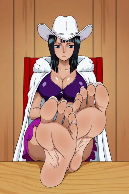 Orangethunder2 style (foot/feet pose) illustriousXL
