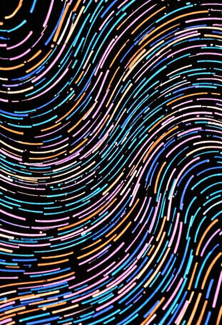 Flow Field Particles Trails v1.0 - 1,000 steps