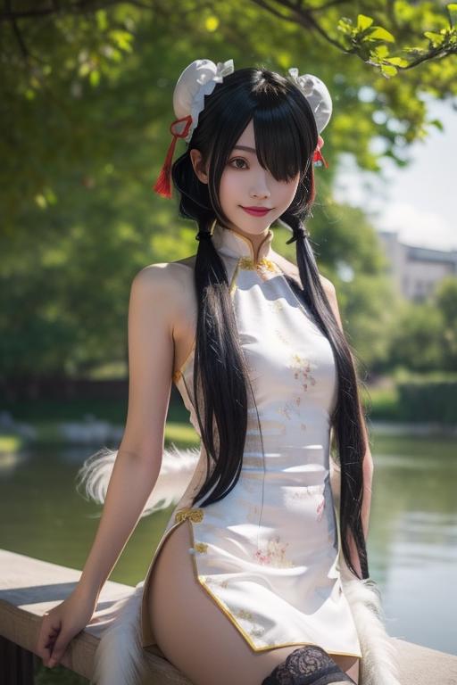 时崎狂三 旗袍 tokisaki kurumi chinese clothes image by Thxx