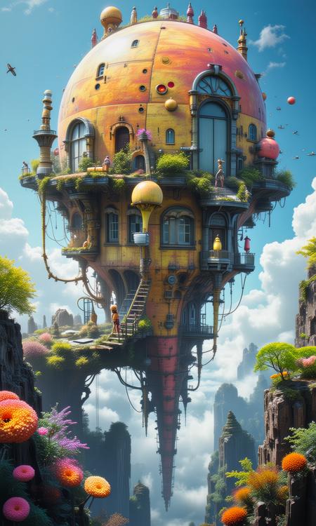 ORIGINAL PROMPT: by Rene Laloux, life on a surreal fantastic planet
PRODUCTION PROMPT: Original prompt was used. <lora:cg_concept_style:0.64> <lora:dr_diffusion_negative-detail_enhancer_pnte_2_0:-0.42>