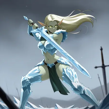 daffy duck the wizard elves style / elfas de pato Lucas el hechicero