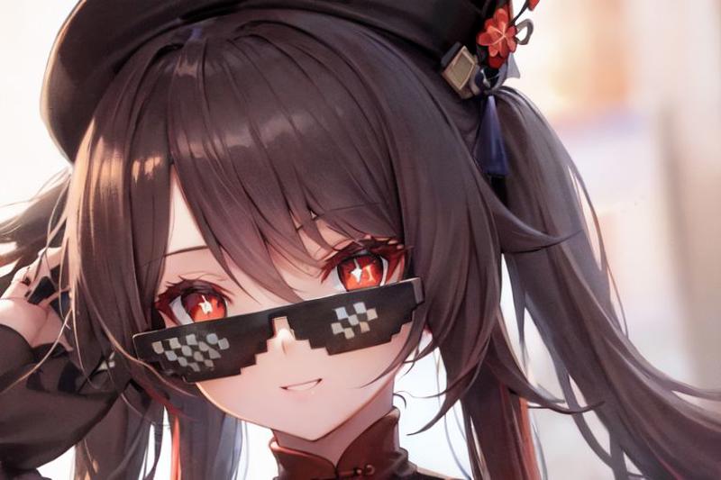 Deal with it Meme Sunglasses | Clothing/Concept LoRA image by Erik252