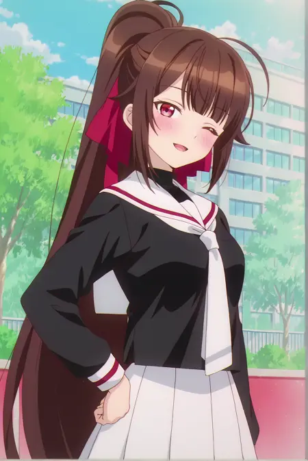 Tomoeda School Uniform - Cardcaptor Sakura - Illustrious