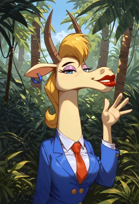 Mary Antelope (Johnny Bravo) [COMMISSION]