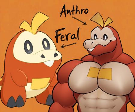 Fuecoco (Pokemon) PDXLv6