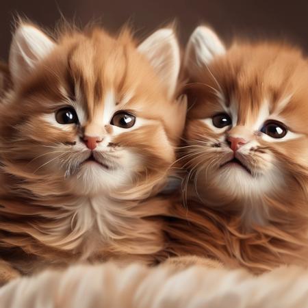 Fluffy Kittens - AIEasyPic