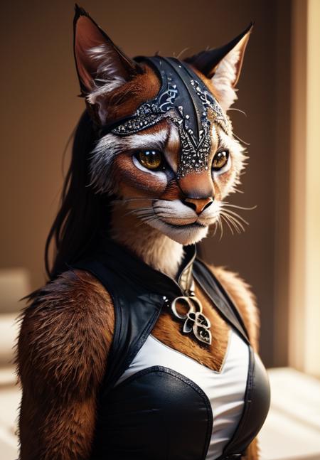 sfw, <lora:Khajiit-Female:0.8>, Khajiit-Female, 1girl, solo, body fur,, (masterpiece, best quality, absurdres, detailed, ultra-detailed:1.3), attractive, (trending on CGSociety, trending on pixiv, contest winner:1.3)