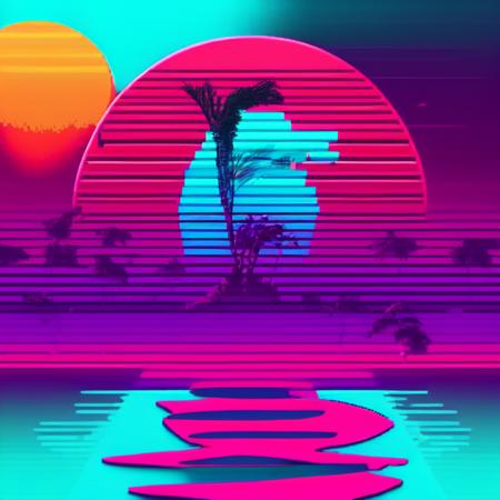 (retrowave style:1) <lora:djzRetroWaveV21_LoraBooth:1>