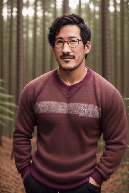 <lora:Markiplier:.4>, Close up photograph of Markiplier standing in a forest in a sweater and sweatpants, rim light, handsome,  vibrant colors, bokeh, extreme detail, photo realistic, photo shoot, model shoot