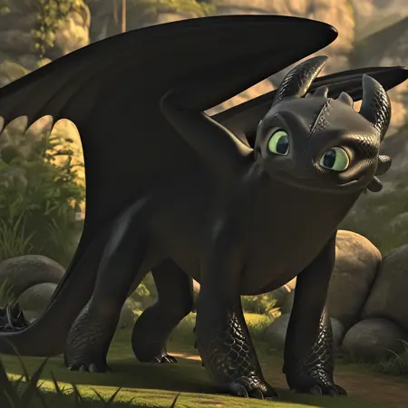 Toothless | The Night Fury (How To Train Your Dragon)