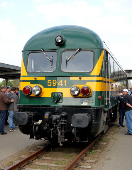 Locomotive serie 59 SNCB Green ivery