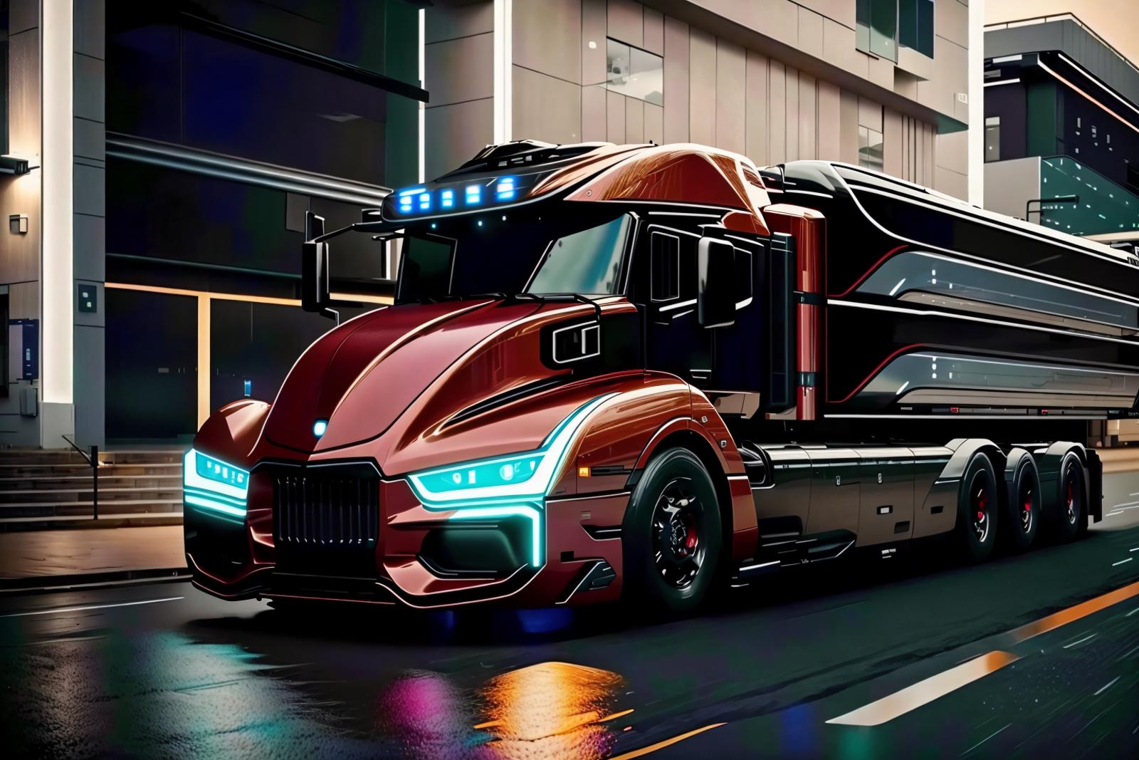 Futuristic Truck Generator Concept image by DeViLDoNia