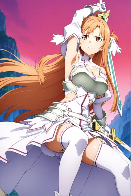 Asuna Yuuki (Stacia) - SAO - Anime
