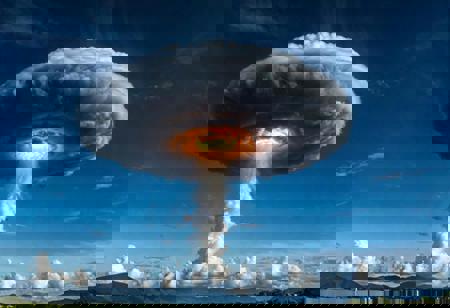 According to the rules, in such cases, it was supposed to become a black impenetrable cloud, fill the entire space with itself, catch up with huge intastella gallactic UFO appears from the full sky cloud and look at him with an ominous luminous look from nowhere and from everywhere, which Bomchi immediately did.  Feeling of fear, feeling of horror,rich colors, ultra clear image, more realistic, high resolution photos, 8K HD wallpapershigh quality, intricate details,  ultra detailed, ,depth of field, 8k resolution trending on Artstation Unreal Engine 5, Epic,detailed background, <lora:xl_more_art-full_v1:1.2>  <lora:JuggerCineXL2:0.8> , Cinematic,