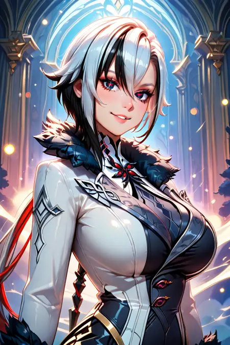 Arlecchino: Dire Balemoon | 阿蕾奇诺 (Genshin Impact) [Illustrious]