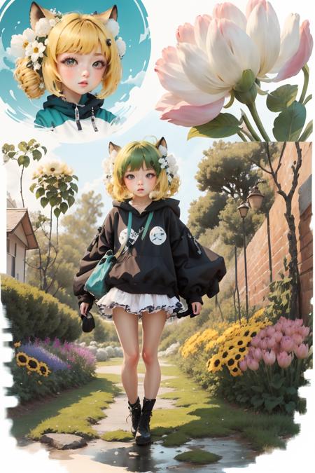 [(white background:1.5)::15] 1girl, solo,flower garden chibi<lora:meomeo:1> :D meomeo style <lora:gachaSplashLORA_gachaSplashFantasy20:1>