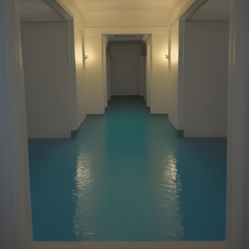 Realistic Poolroom - Backroom, Liminal Space Lycoris image by NextMeal