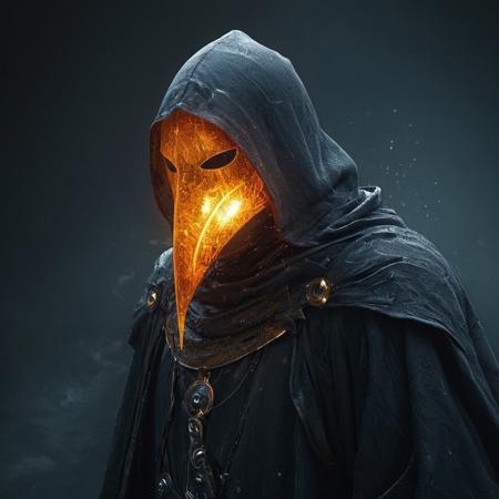 Lenticular, DARK, Low Angle View,. a hkstyle woman with rotten plague doctor mask and a outworn detailed old high collar cyberpunk Samurai jacket, Large linen cape ,surrounded by a detailed monochrome spacescape with translucent dark-amber Highlights, hyper-detailed, sharp, high resolution, high quality, 32K, Ultra realistic, HD, super detailed, line art, abstract style
Abstract illustration, surreal fractured landscape, twilight sky with deep indigo to fiery orange gradient, towering geometric shapes resembling shattered glass and steel beams, inner light glowing within structures, dark polished surface reflecting light, ethereal swirling fog in muted purples and blues, vibrant golds and reds in the distance, bursts of light and shadow creating dynamic contrast, white beam of light piercing the sky symbolizing memory and hope, abstract expressionism and digital futurism hybrid, bold colors with intense reds, blacks, golds, and silver, light casting long stretched shadows, broad sweeping brushstroke textures enhanced with digital precision, mist swirling at the base of the scene, radiant sky evoking reflection and honor, powerful and dramatic atmosphere, emotional tribute to 9/11 without banality or figures.
