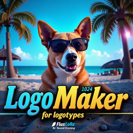 LogoMaker1024: Classic & Cartoon Logotypes | Flux.1 D LoRa