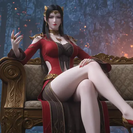 Battle Through The Heavens 斗破苍穹 - Medusa Queen 美杜莎 彩鳞